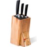 Набор ножей (3 ножа) на деревянной подставке OMOIKIRI IMARI White-SET 4992019